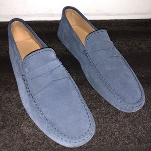 Tod’s Men’s Blue 7 US (6 UK) Moccasins Loafers